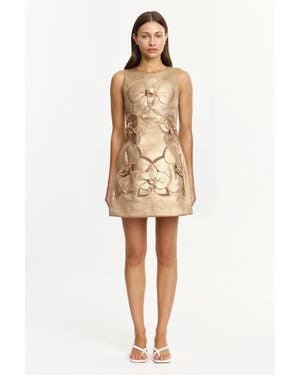 Acler Raffin Mini Dress By Bodycon, Cocktail Dress For - Natural