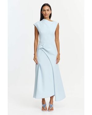 Acler Burbank Maxi Dress By - Blue