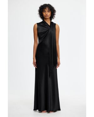 Acler Maxi Dress For Sleeveless, Linen Blend in White | Lyst UK