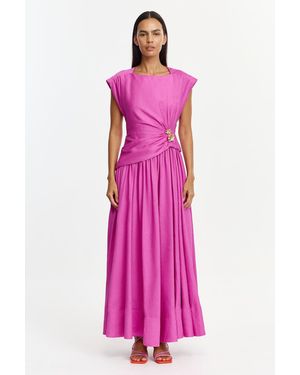 Acler Mannersly Maxi Dress - Pink