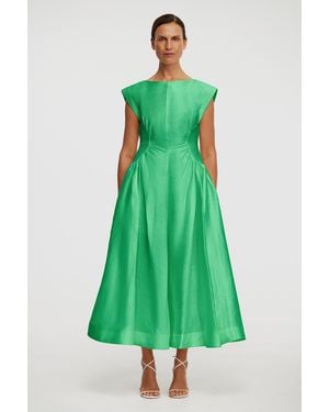 Acler Emery Midi Dress - Green