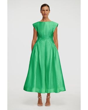 Acler Emery Midi Dress - Green
