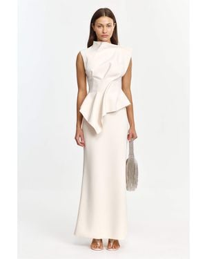 Acler Burbank Maxi Skirt By - Natural
