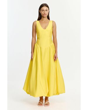 Acler Horedon Maxi Dress - Yellow