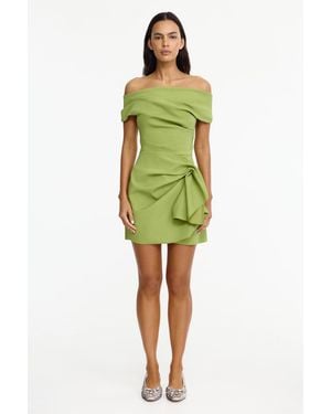 Acler Mersham Mini Dress - Green