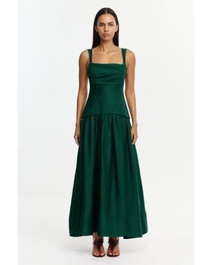 Acler Reeve Maxi Dress - Green