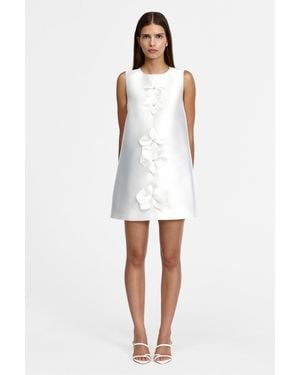 Acler Medora Mini Dress For 100% Polyester Twill - White