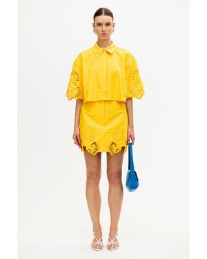 Acler Blairhall Mini Skirt - Yellow