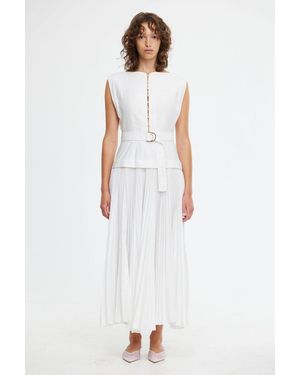 Acler Brindley Midi Dress - White