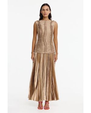 Acler Holden Maxi Dress - Natural