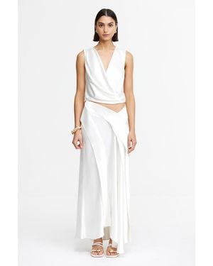 Acler Yewdale Maxi Skirt - White