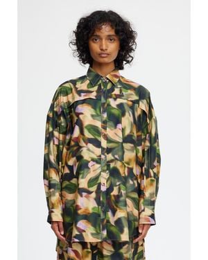 Acler Oversized Cotton Shirt - Green