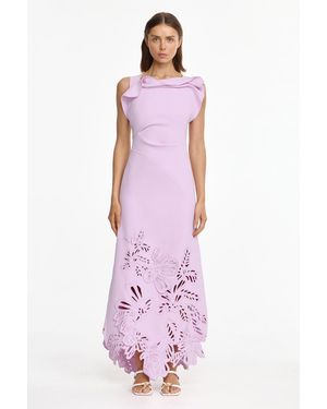 Acler Maxi Dress, 100% Polyester - Pink