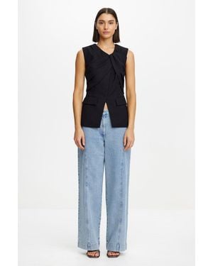 Acler Bewick Vest - Blue