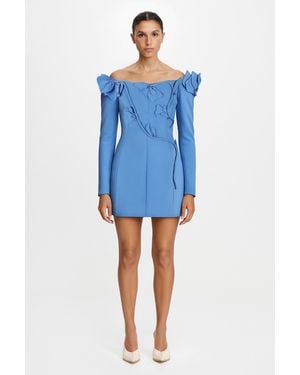 Acler Newmoat Mini Dress For - Blue