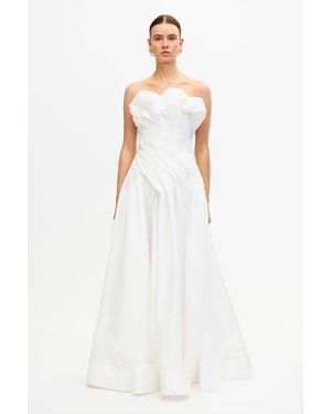 Acler Greenholm Maxi Dress - White