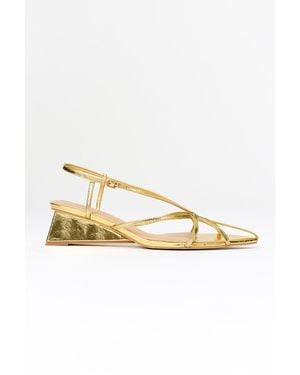 Acler Acler Rubert Heel, For Leather - Metallic