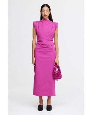 Acler Bepton Midi Dress - Pink