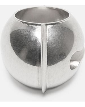 Acne Studios Bell Metal Ring - Metallic