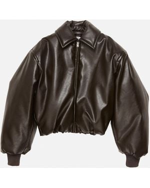 Acne Studios Coated Bomber Jacket - Black