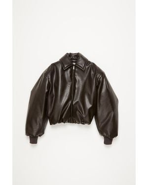 Acne Studios Coated Bomber Jacket - Black
