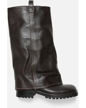 Acne Studios Leather Boots - Black