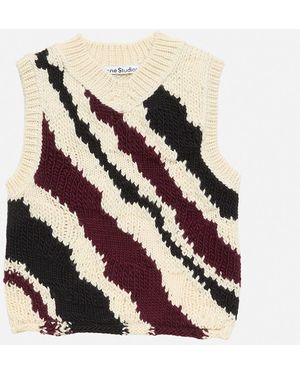 Acne Studios Fitted Wool Vest - Multicolor