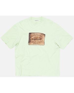 Acne Studios Logo T-Shirt - Green