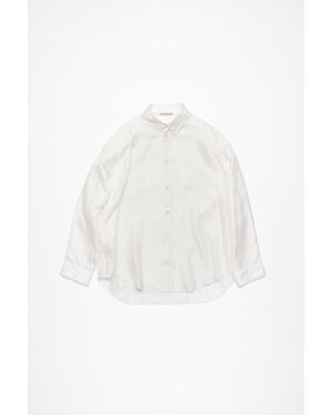 Acne Studios Camicia Con Bottoni - White