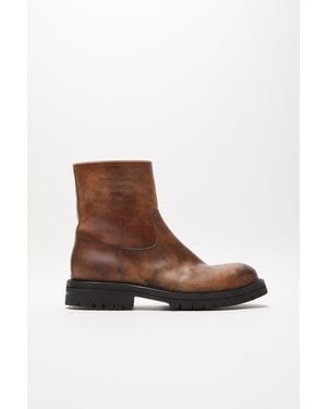 Acne Studios Leather Boots - Brown