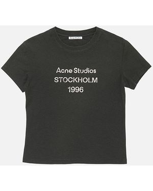 Acne Studios Logo T-shirt - Black