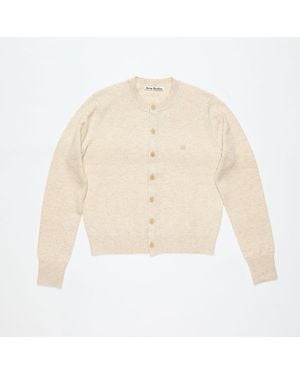 Acne Studios Cadigan Yak Wool - White