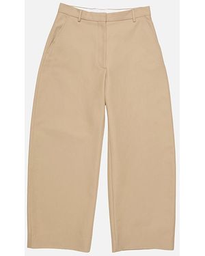 Acne Studios Tailored Satin Pants - Natural