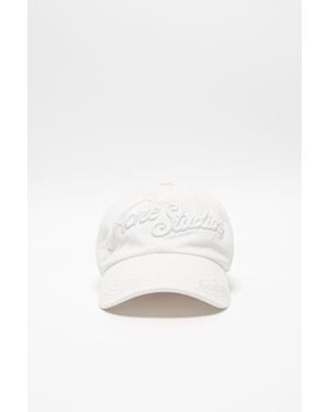 Acne Studios Logo Cap - White