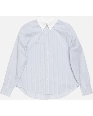 Acne Studios Stripe Button-up Shirt - White