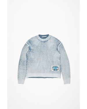 Acne Studios Pullover Mit Rundhalsausschnitt - Blau