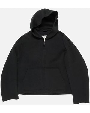 Acne Studios Cashmere Hooded Jacket - Black