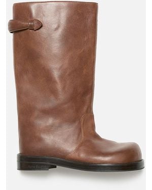 Acne Studios Leather Boots - Brown