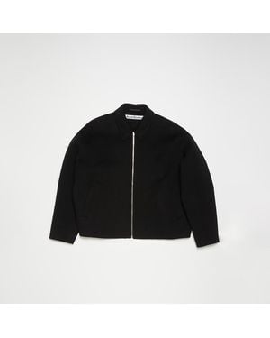 Acne Studios Wool Zipper Jacket - Black