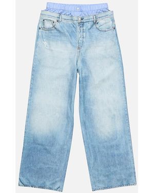 Acne Studios Printed Pants - Blue