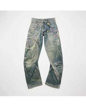 Acne Studios Jeans Con Vestibilità Ampia - 2006 - Blue