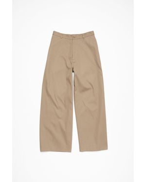 Acne Studios Twill Trousers - Natural