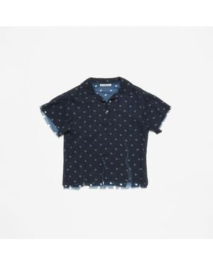 Acne Studios T-shirt Con Maniche Sovrapposte - Blue
