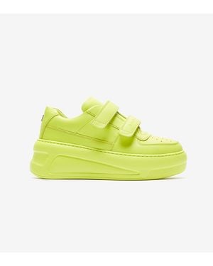 Acne Studios Velcro Strap Platform Sneakers - Yellow
