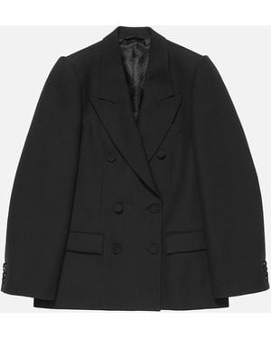 Acne Studios Double-Breasted Wool Suit - Black
