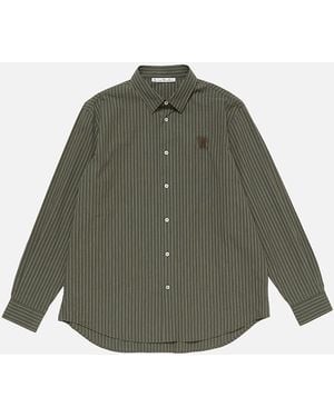 Acne Studios Button-Up Shirt - Green