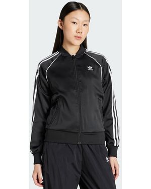 adidas Sst Adicolor Satin Giacca Da Allenamento - Nero