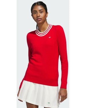 adidas Maglione Originals Cashmere Knit - Rosso