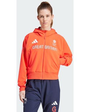adidas Felpa Da Rappresentanza Team Gb - Arancione