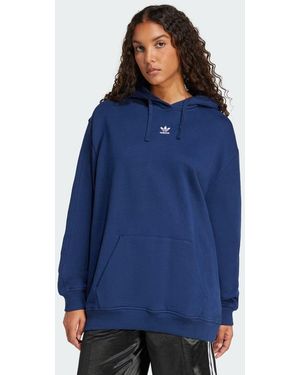 adidas Hoodie Essentials Loose French Terry - Blu